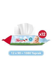 Baby Turco Islak Havlu 12x90 (1080 Yaprak)