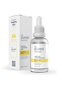 The Purest Solutions Leke Gidermeye Yardımcı Cilt Tonu Eşitleyici Cilt Bakım Serumu 30 ml Arbutin %2 + Hyaluronic Acid