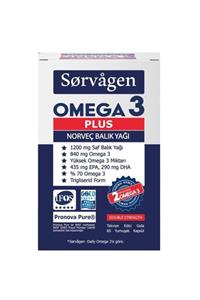 Sorvagen Omega 3 Plus 1200 Mg Balık Yağı 60 Kapsül