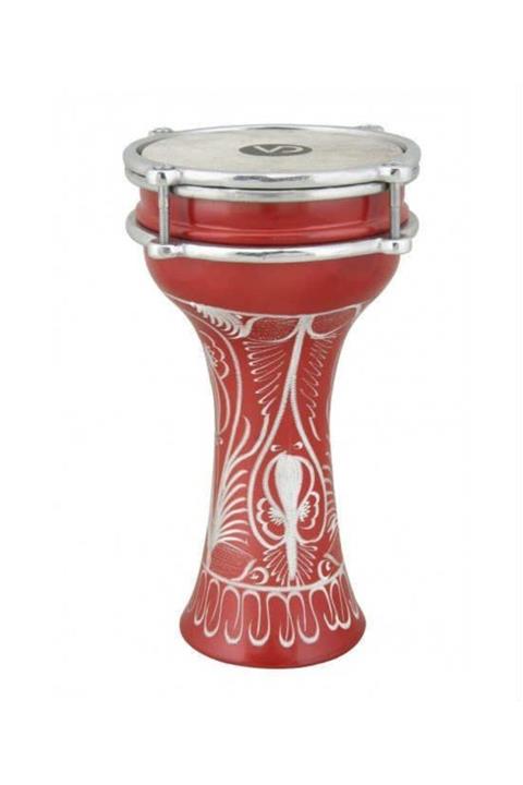 Vatan Kırmızı Darbuka Erzincan Işlemeli Alüminyum 110k