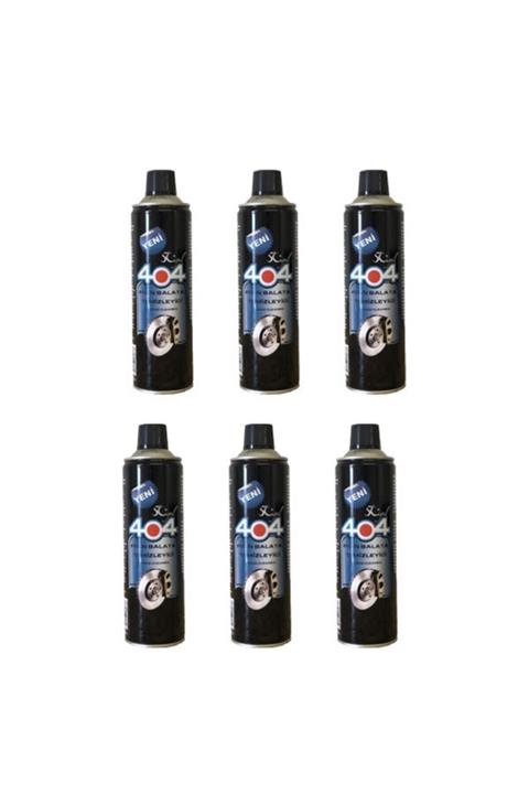 404 Kimya 404 Balata Temizleme Spreyi 500 Ml (6'lı Paket)