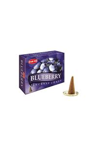 Hem Tütsü Yaban Mersini Buhur Konik Tütsü Blueberry Cones