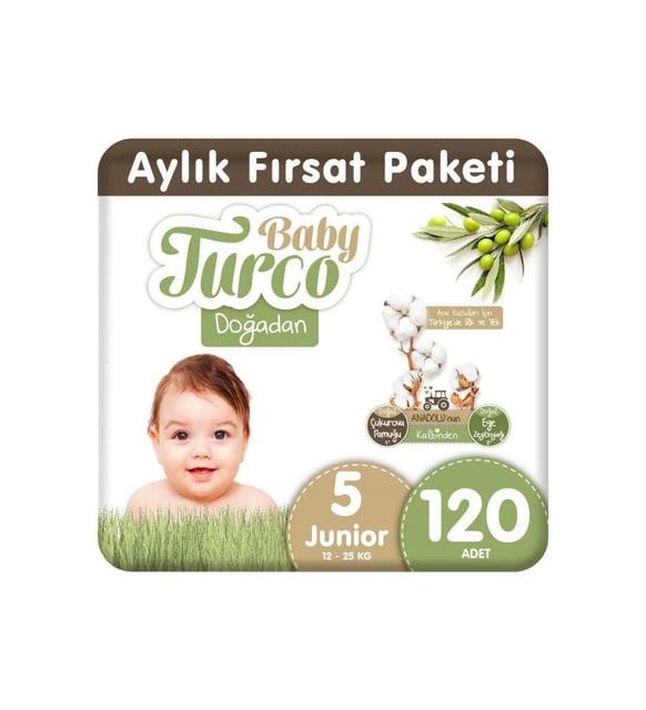 Baby Turco Doğadan 5 Numara Junior 120 Adet