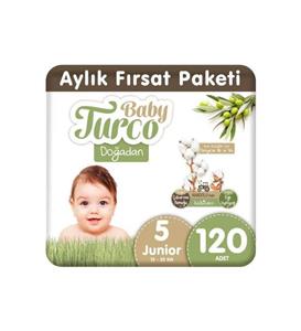 Baby Turco Doğadan 5 Numara Junior 120 Adet