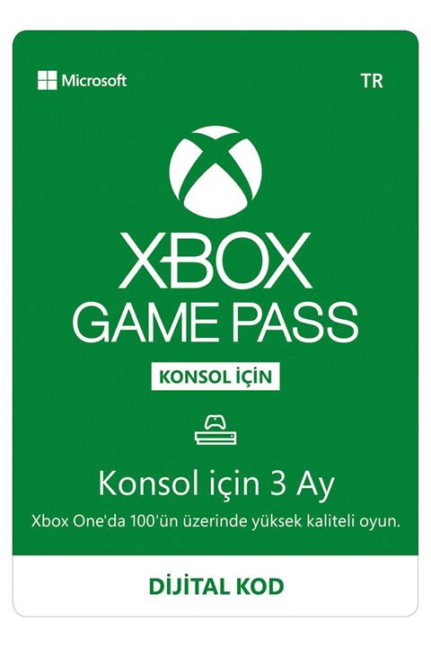 MICROSOFT Xbox Game Pass - 3 Ay