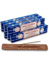 PİRAMİGO Premium Satya Nag Champa Tütsü Çubukları  (15 Gram X 6 Paket)