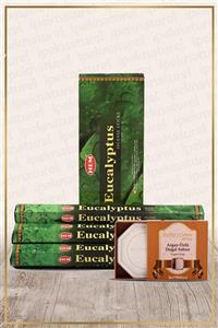 Hem Tütsü Hem Eucalyptus Okaliptus 6 Lı Tütsü Ve Esterya Plus Argan Sabunu