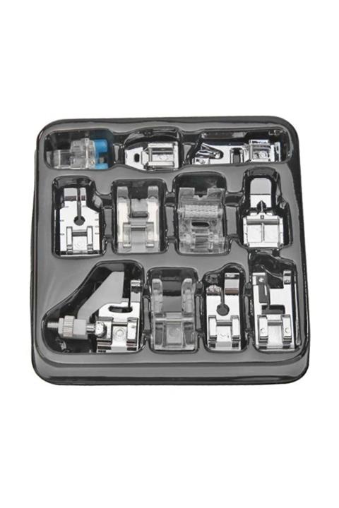 Tokıa Ev Tipi Aile Dikiş Makinesi Ayak Seti Singer Janome Pfaff Zetina 11 Parça