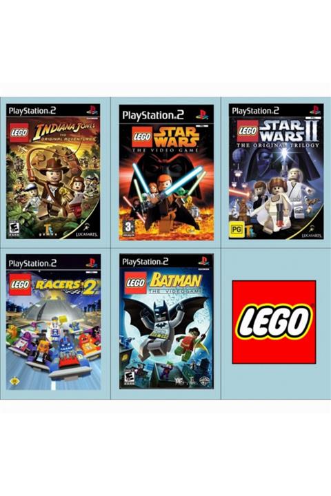 Sony Playstatıon 2  Lego Çocuk Oyunları 5 Oyun