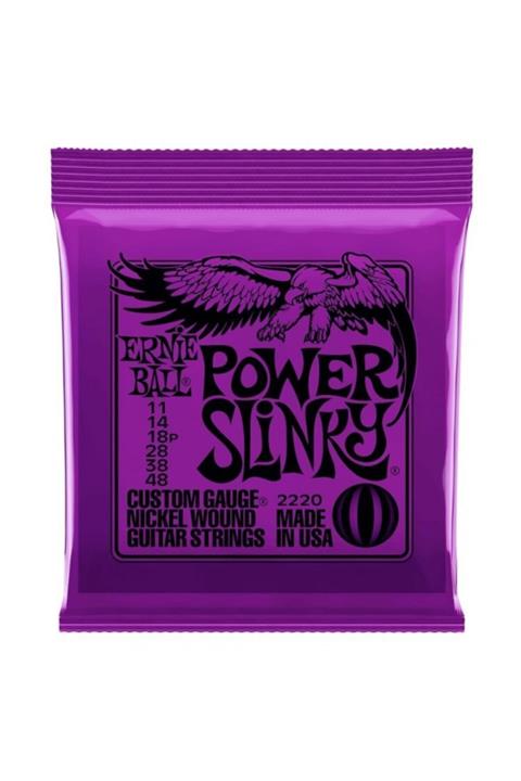 Ernie Ball P02220 Elektro Gitar Teli 11-48 Power Slinky