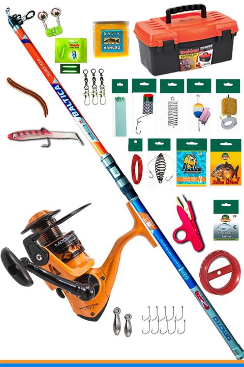 Remixon & Baltica Karbon 4.20 Metre Olta Takımı (turuncu)