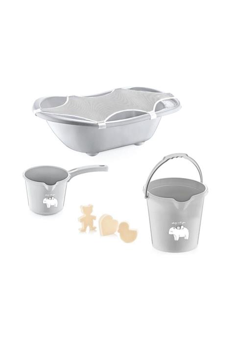 Babyjem Bebek Banyo Seti 5 Parça 439 Gri