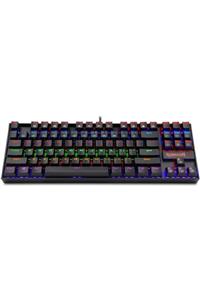 REDRAGON K552 Kumara Red Switch Tkl Rainbow Türkçe Q Oyuncu Klavyesi