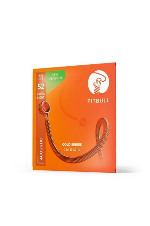 Pitbull Strings Gold Akustik Gitar Teli Gag El 11-52 Extra Light