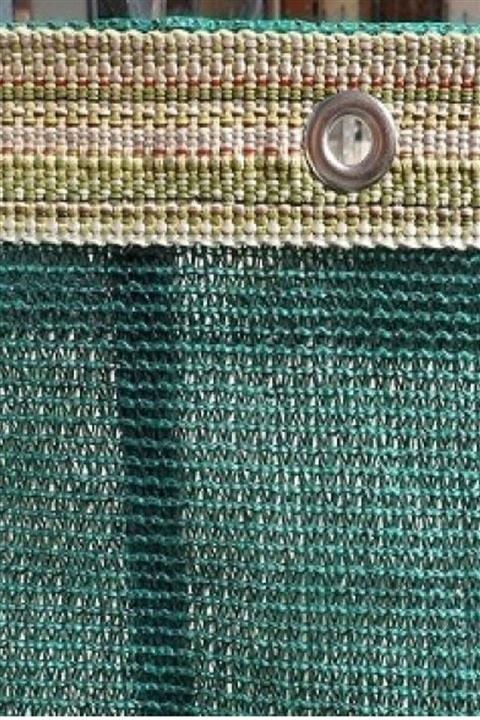 ÇUVAL SEPETİ GÖLGELİK FİLE 3x10 MT  %95 GÖLGELİK KUMAŞ GÖLGELEME ÇİT ÖRTÜSÜ YEŞİL  KUŞGÖZLÜ + KOLONLU