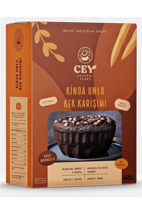 Cey Natural Foods Kinoa Unlu Kek Karışımı