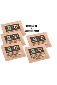 Boveda 72 8g Humidor Puro Kutusu Nemlendirici 5li Paket