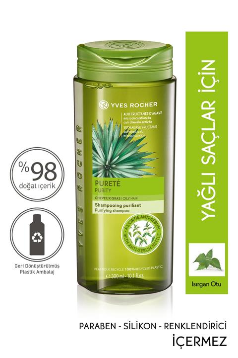 Yves Rocher Yağlı Saçlar İçin Arındırıcı Şampuan - 300 ml