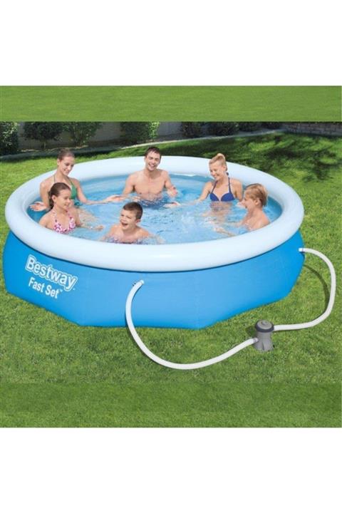 BESTWAY 57270 Şişme Aile Havuzu 305x76cm 220v Elektrikli Filtreli + Pompa