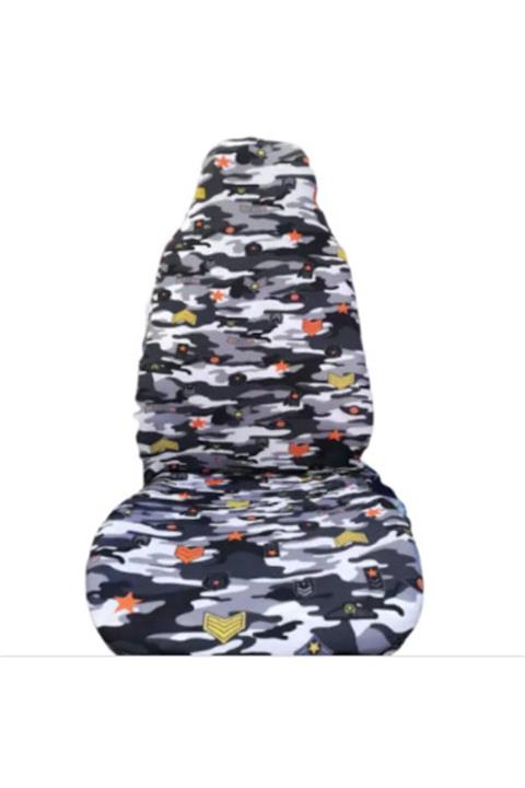 Carub Kamuflaj Desenli Servis Kılıfı Likralı Ön, Arka Set 4 Parça