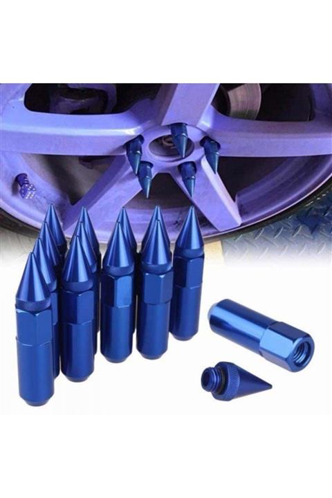 Universal Blox Sivri Bijon Takımı Mavi Renk Uzun Bijon