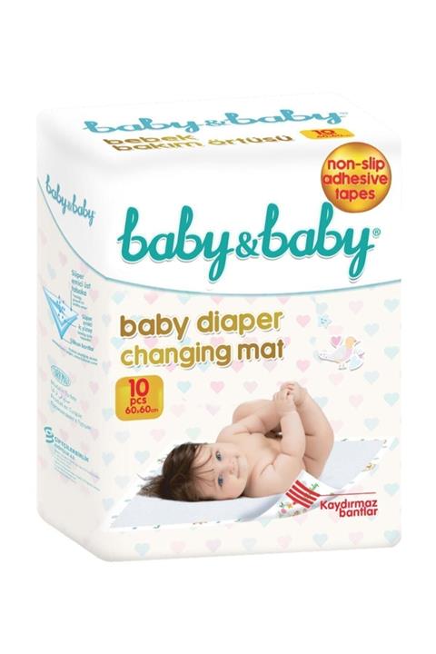 Baby&Baby Baby & Baby Bebek Bakım Örtüsü Alt Açma Bezi 10 Adet