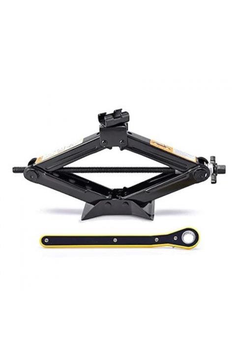 Halidi Araba Kaldırması Kirikosu 1,7 Ton Makas Cırcır Kriko Otomatik 1 Çift Nitril Eldiven Hediyeli