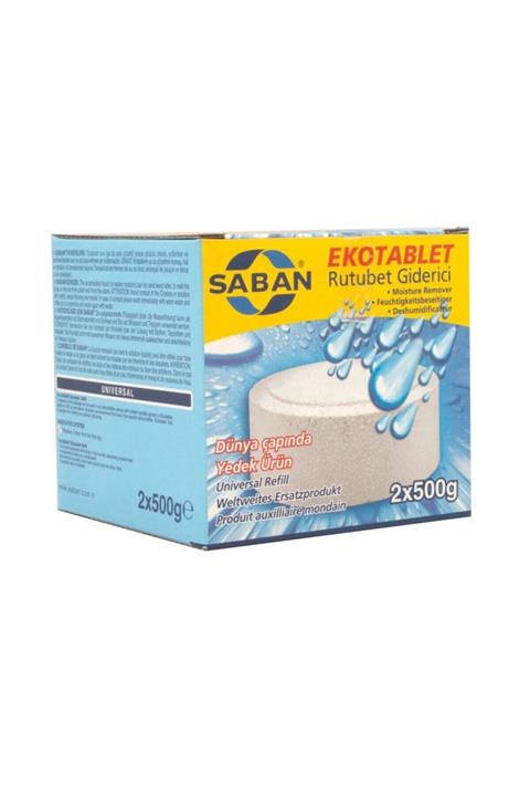 Saban Rutubet Giderici Nem Alıcı Yedek Tablet 2x500 Gr - Lavanta Kokulu