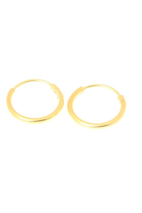 depozoom Silver 925 Ayar Gümüş Halka Küpe 8mm Ve 6mm