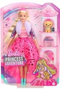 Barbie ® Prenses Macerası™ Prenses Tarzı Bebeği (30 cm boyunda), Yavru köpeği ile 3-7 yaş için GML76