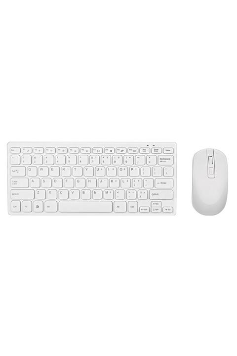 Mkey Kablosuz Klavye Mouse Set, Kablosuz Klavye, Kablosuz Mouse, Ipad, Telefon Ve Bilgisayarlar Için