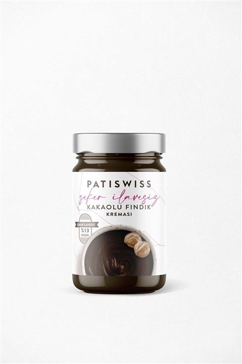 Patiswiss Şekersiz Kakaolu Fındık Kreması 330 G