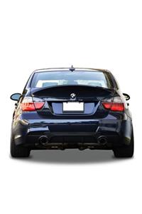 ps dizayn Bmw 3 Serisi E90 2006 - 2012 M Performance Arka Tampon Eki - Difüzör (plastik)