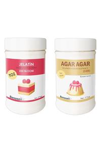 Benosen Jelatin Tozu Ve Agar Agar (175 gr X 2 Adet)