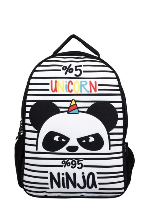 ÜMİT ÇANTA Cennec Ninja Panda Baskılı Sırt Çantası