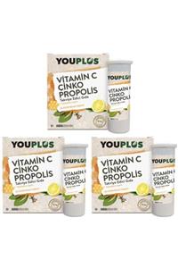 Youplus You-plus Vitamin&çinko&propolis 20 Efervesan Tb.3 Adet