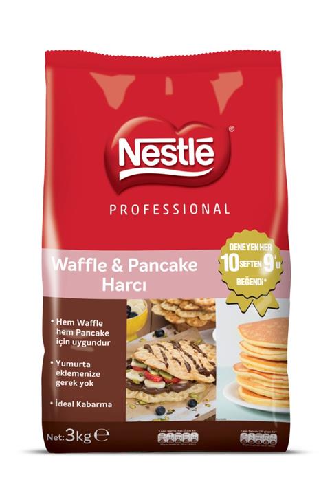 Nestle Waffle Pancake Harcı 3 Kg