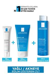 La Roche Posay Effaclar Yağlı/Akneli Ciltler İçin Pürüzsüzleştirmeye Yardımcı Bakım Seti ST01409