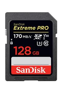 SanDisk Extreme Pro 128GB 170Mb/s V30 UHS-I U3 SDSDXXY-128G-GN4IN SDXC Hafıza Kartı
