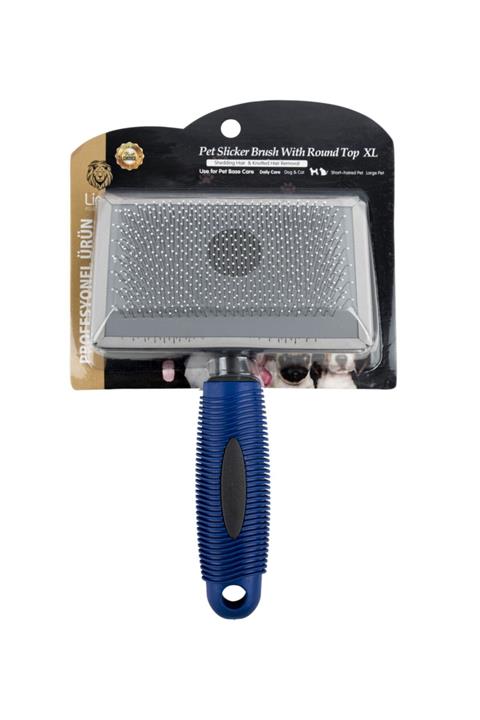 Lion Pet Köpek Için Tarak Boncuk Uçlu Büyük Irklara Mavi X Large