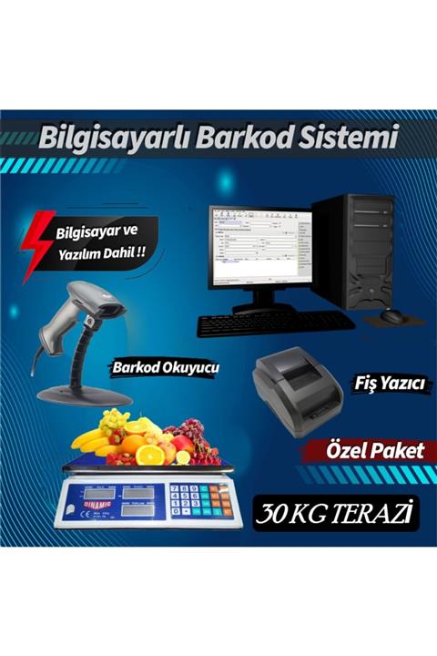 PERKON Marketlere Özel Bilgisayarlı Barkod Sistemi
