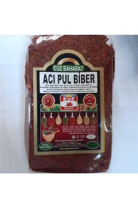 EGE BAHARAT Acı Pul Biber 1 Kg