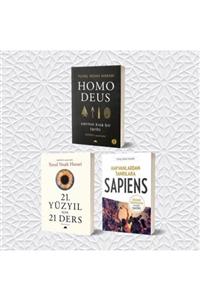 Kolektif Kitap Yuval Noah Harari Seti Sapiens, Homo Deus, 21.yüzyıl Için 21 Ders