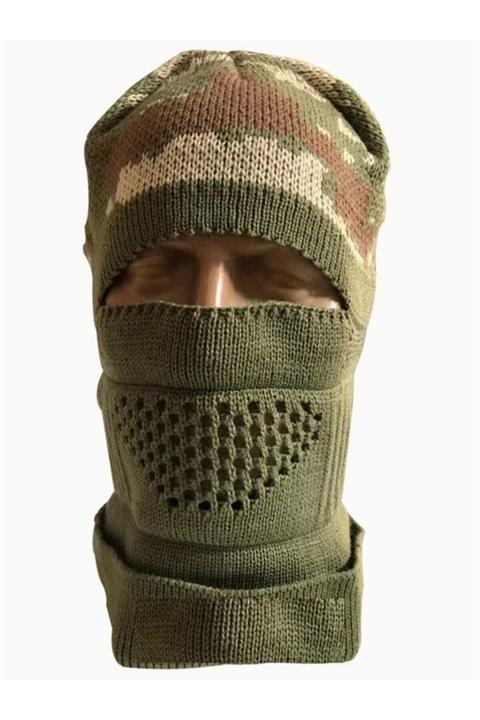 Ersav Modüler Kar Başlığı Kamuflaj Örgü