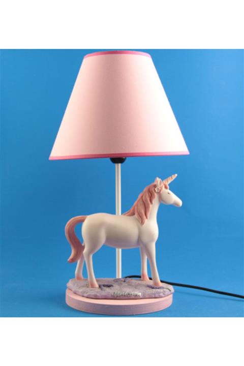 HEDİYE FİKRİ Dekoratif Unicorn Tasarımlı Abajur