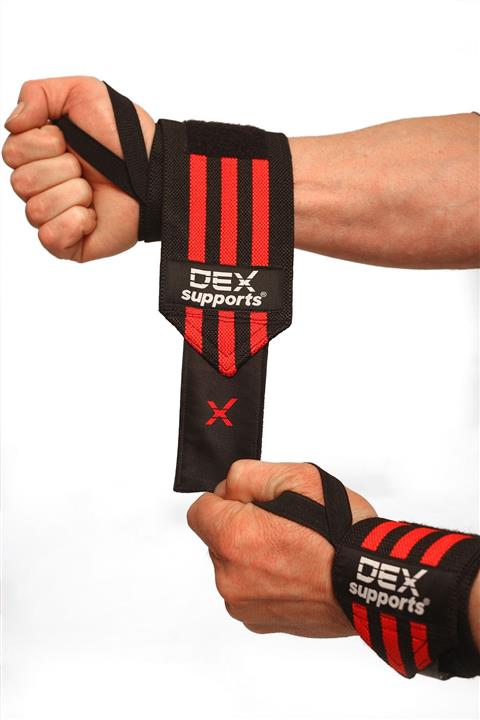 Dex Supports Wrist Wraps Siyah Kırmızı