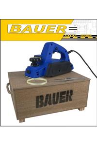 BAUER 3600 Watt Ahşap Taşıma Çantalı Bakir Sargılı Metal Şanz. Çift Bıçakli Planya Rende Makinesi