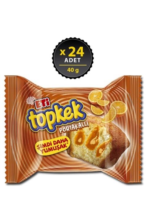 Eti Topkek Portakallı 40 g x 24 Adet