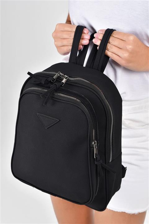 Bagzone Iki Bölmeli Süet Sırt Çantası