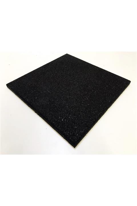 bademlerhali Siyah Renk Karo Kauçuk Zemin Kaplama 15 Adet 40x40 2cm Epdm Sbr Zemin Karosu